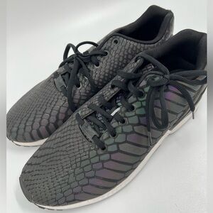Adidas Men's ZX Flux Xeno Reflective Sneakers Black Multi Size 11